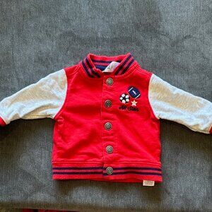 Carter's All-Star Red Varsity Jacket, Size 3 Months